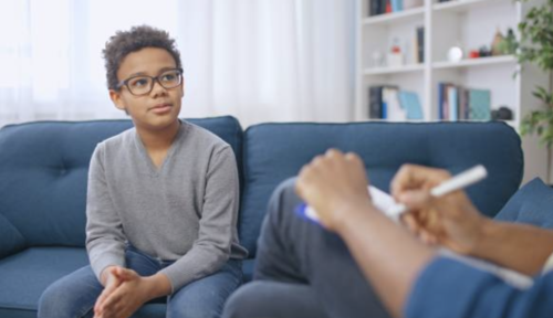 kid in therapy big feelings